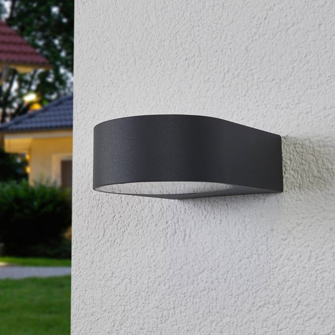 Bega 33224K3 Buitenwandlamp grafiet 3.000K 1-zijdig