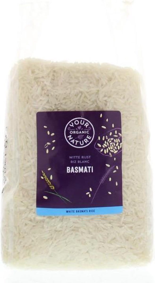 Your Organic Nature Basmati rijst wit bio 800 Gram