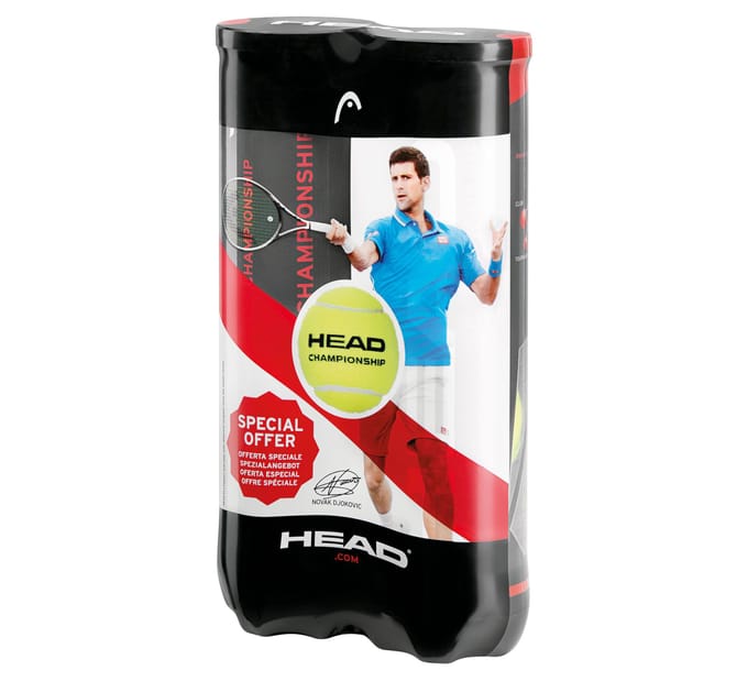 Head Championship Novak Djokovic Tennisball (2x 4-can)