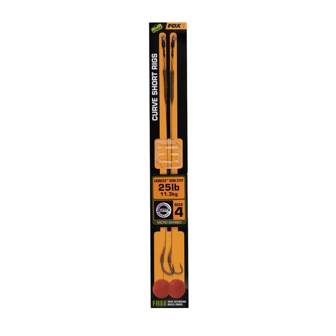 FOX Edges Curve Short Semi Stiff Camotex Ready Rigs - Onderlijn