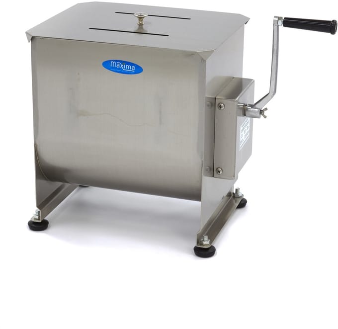 Vleesmenger - 30 L - 25 Kg Vlees - Enkele As - Handmatig