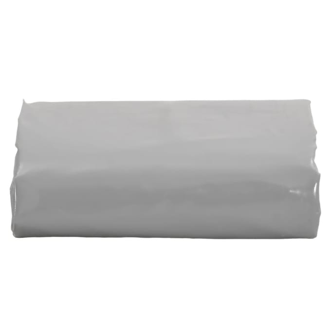 vidaXL - Zeil - 650g - / - m² - Grijs - 4 - x - 7 - m - Canvas - met - PVC-coating