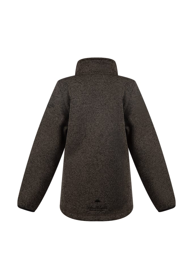 Schmuddelwedda Gebreide fleece jas Meisje grijs melange