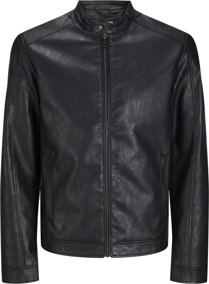 Jack & Jones Plus Jas van imitatieleer Plus Size Jas van imitatieleer