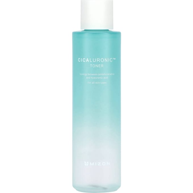 Mizon, toner cicaluronique, 50 000 ppm, 5,07 fl oz (150 ml) blue