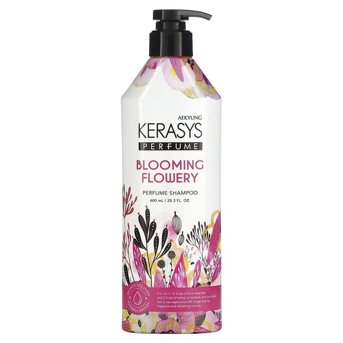 Kerasys Blooming Flowery Parfum Shampoo, 600 ml (20,3 fl oz) white