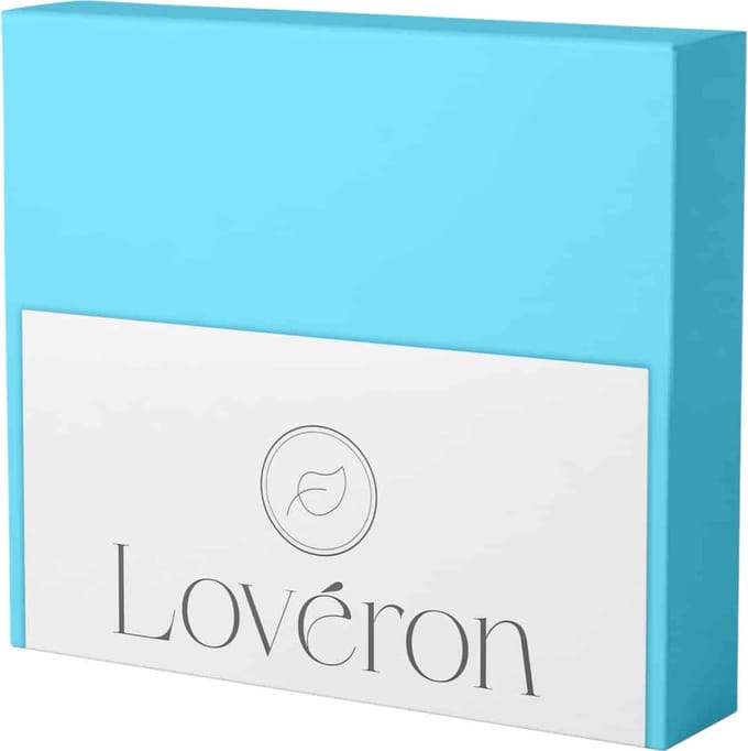 Lovéron kussensloop - Katoen - 2 stuks - 40x60 cm - Turquoise