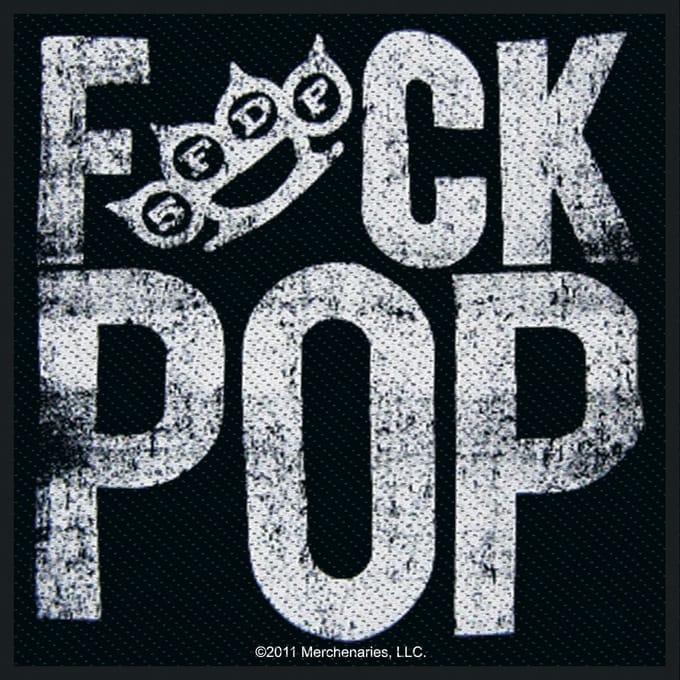 Five Finger Death Punch Patch - Fuck Pop - voor Geen - standaard