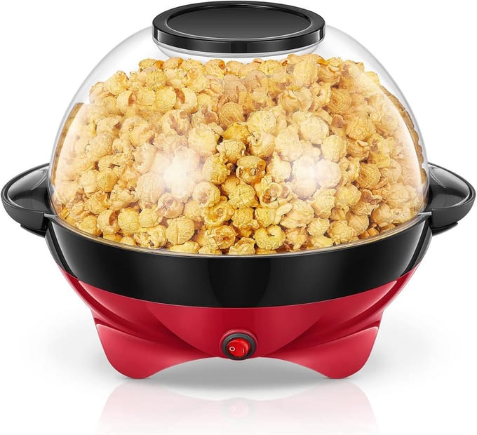 Premium Popcorn Machine - Popcornmakers - Popcornpan - Mais - krokante hap