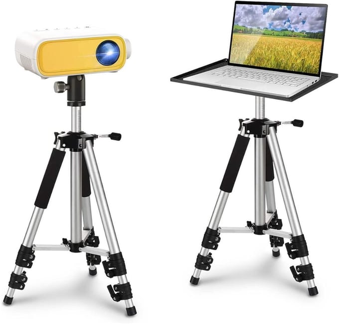 CRLYN® Projector Statief – Beamer Statief Met Laptop Verdieping – Verstelbaar Standaard