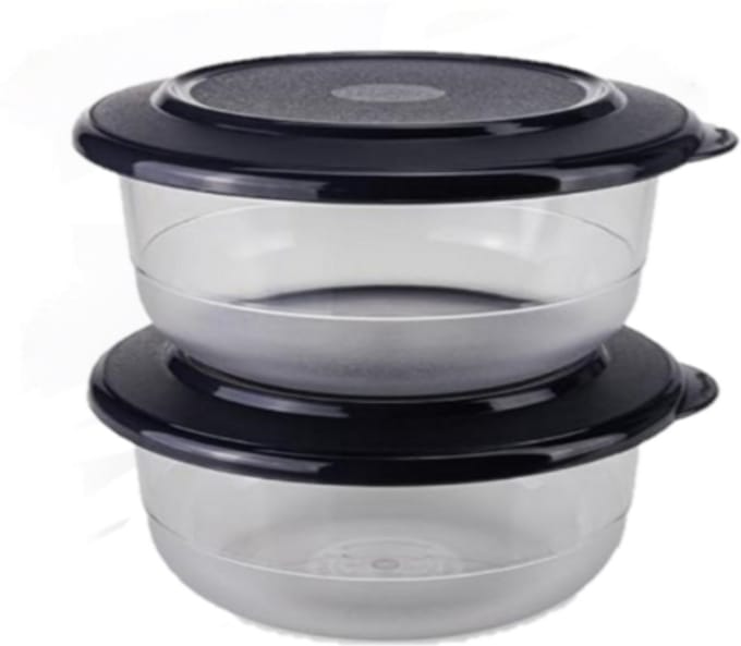 Tupperware serveerkommen set van 2 (450ml)