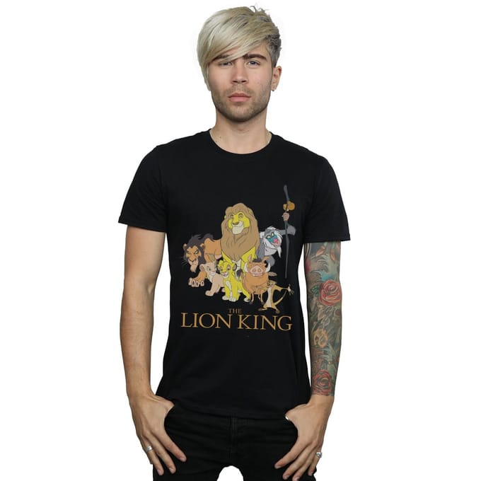 Li-cense Disney heren the lion king groep t-shirt