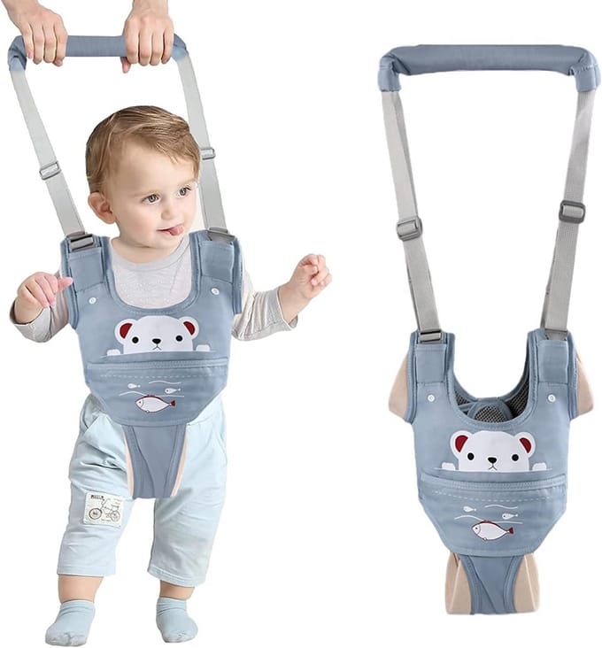 Veilig Loopbegeleider Harnas voor Baby's 9-24 Maanden met Verstelbare Banden