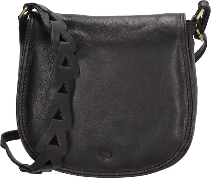 Hide & Stitches Daydreamer Schoudertas - 100% Leer - Zwart