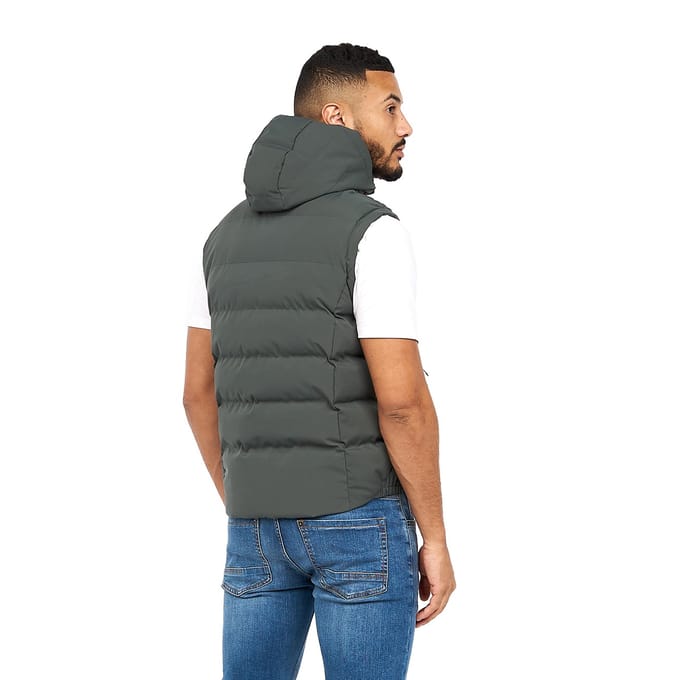 Crosshatch Heren Kampleys Gilet met reliëf (Diepe olijf)