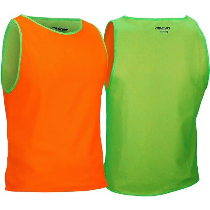 Avento Trainingshesje Dubbelzijdig - Junior - Fluorgroen/Fluororanje