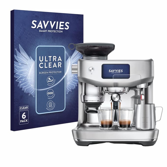 Savvies - Screenprotector voor Sage the Oracle Jet - Folie Beschermfolie transparant 6 Stuks