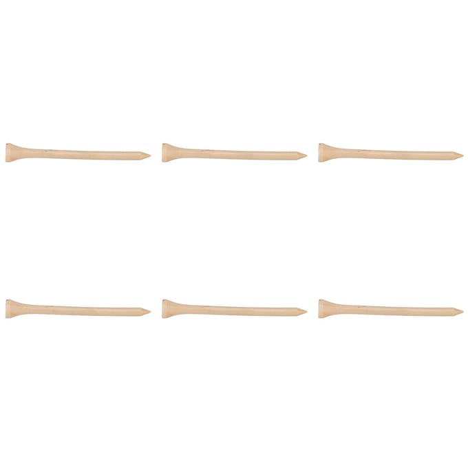 50 stuks Golf Tees Professioneel Sterk Vervangend Houten Golf Tees voor Golf Accessoires 83mm 3.27in white