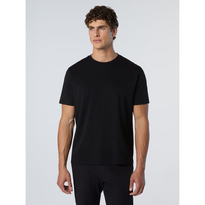 North Sails T-shirt Grijp stof met label