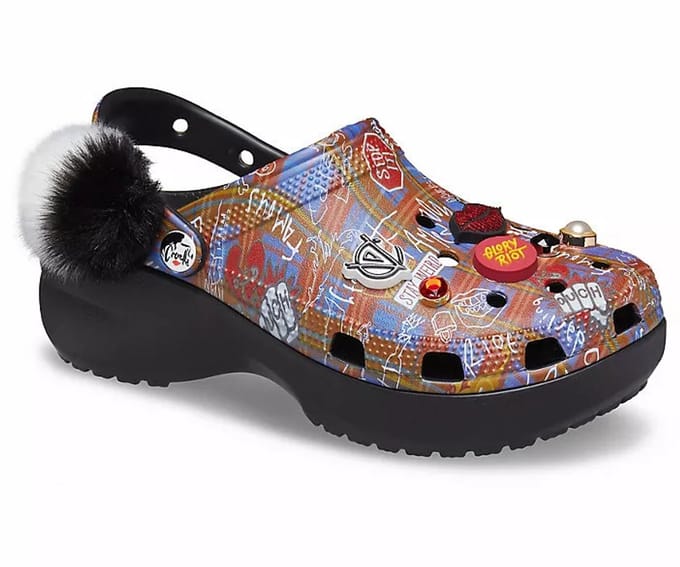 Crocs Classic Cruella Zwart II Maat 39/40 US/9