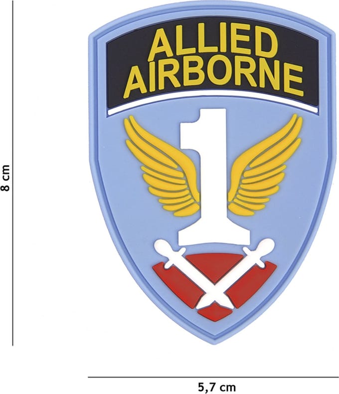 Embleem Fostex 3D PVC First allied airborne