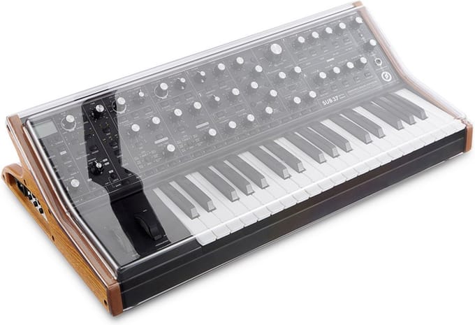 Decksaver Moog Subsequent 37 Cover - Cover voor keyboards