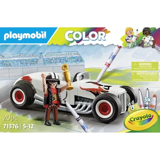 Kleur raceauto simulatie spellen Playmobil