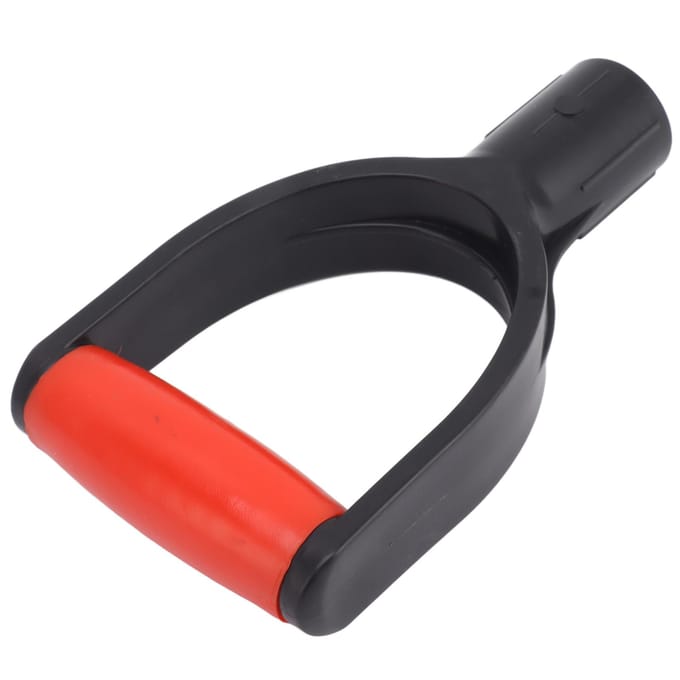 Manche Pelle Poignée D Diamètre Intérieur 32mm Poignée Silicone Renfort Manche Pelle à Neige Remplacement pour Creuser Râteler noire rouge