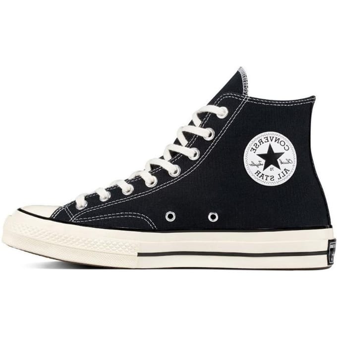 Converse Chuck 70 Toile Vintage Haut Noir Baskets Unisexe 162050C 38 gray
