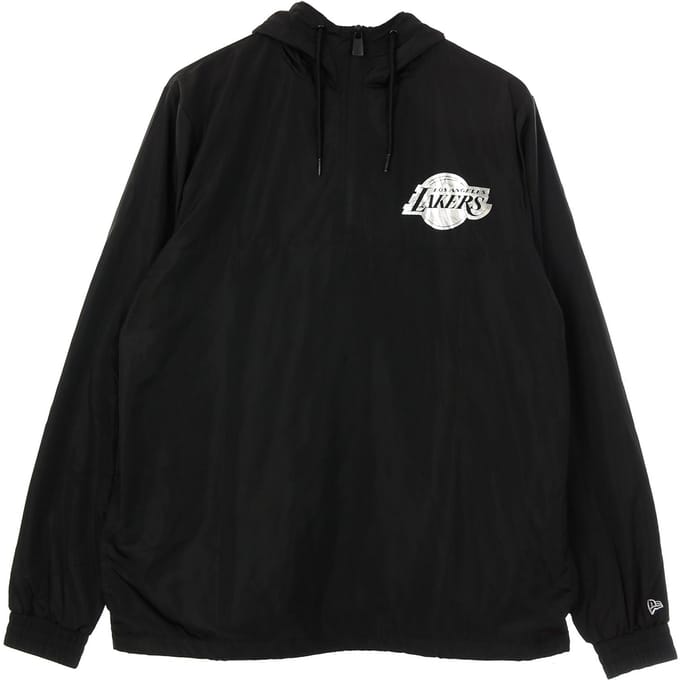 Heren pull-on windjack Nba metallic windjack Loslak zwart