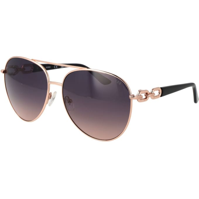 Guess Roze Gouden Metalen Zonnebril