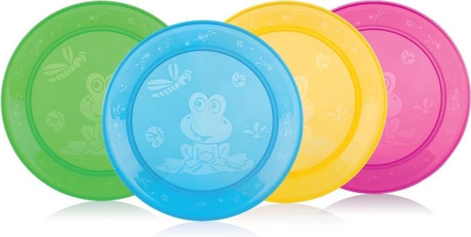 Nûby - Set van 4 bordjes - 9m+