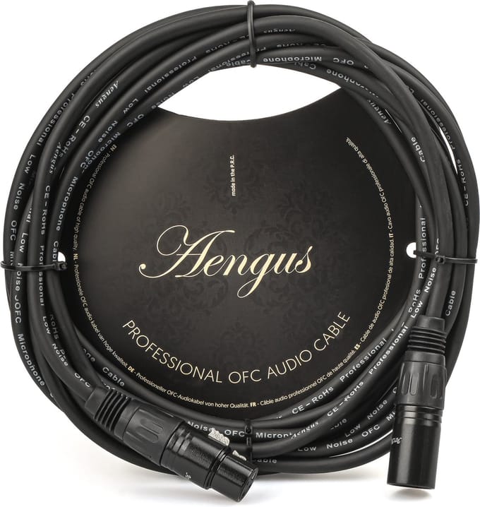 Professionele XLR microfoonkabel / signaalkabel - hoogwaardige audiokabel met goede afscherming - 5 meter