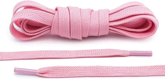The Kicks Don® Wax Veters Plat 8mm - 120 cm - Roze
