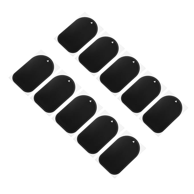 10 stuks Verzegelde Wielventieldeksel Sticker Waterdicht Eenvoudige Installatie Decoratieve Ventielvelg black