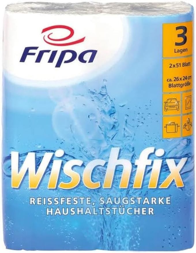 Huishoudrollen - Keukenpapier - Snel opruimen - Extra absorberend - Groot formaat - Helder wit