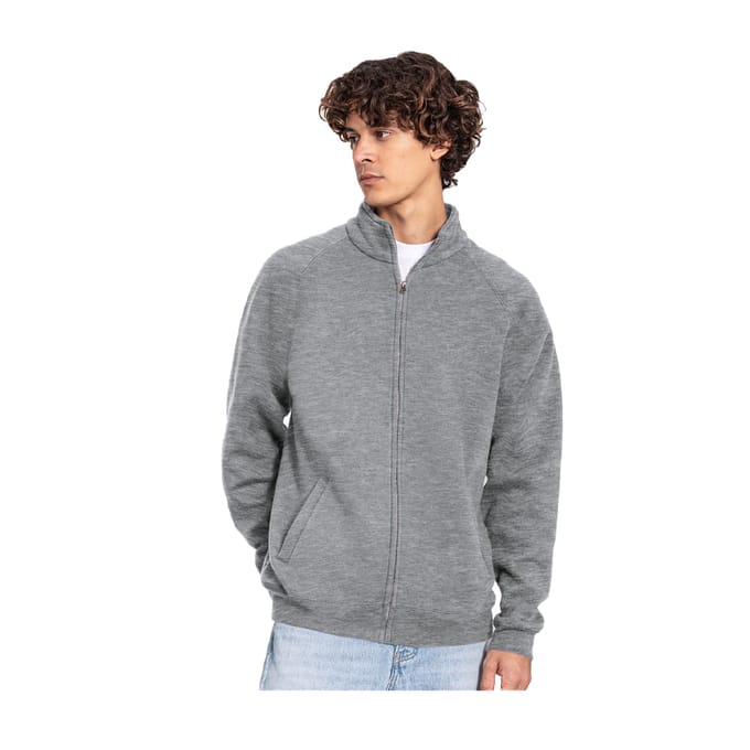 Fruit of the Loom Unisex Volwassen Heren Sweatjack (Athletic Heather)