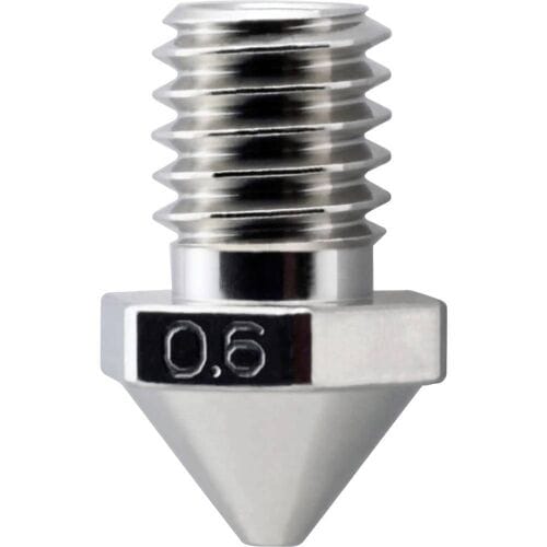 Micro-Swiss 3D-printermond Geschikt voor: FlashForge Guider 3, FlashForge Guider 3 Plus 0.6mm Brass Plated Wear Resistant Nozzle M2610-06