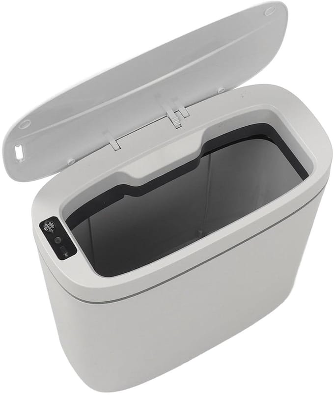 Prullenbak met Bewegingssensor - Grote Capaciteit van 14 Liter - Keuken en Badkamer - Automatische Werking
