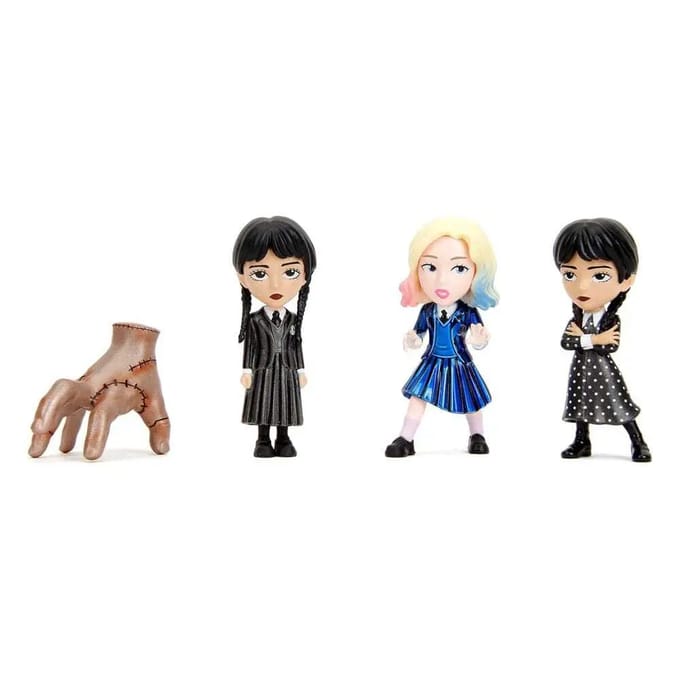 Beeldje Jada Toys Wednesday assortiments Diecast Nano Metalfigs Wave (x4)