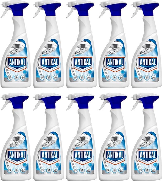Antikal Spray - Voordeelbox 10 x 750 ml - Kalkreiniger