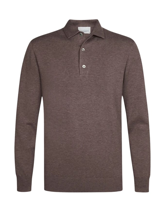 Profuomo Polo One Piece Polos Aubergine Ppxj30003