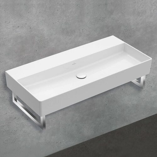 Villeroy & Boch Memento 2.0 washbasin 100 cm without tap hole, without overflow 4A22A301