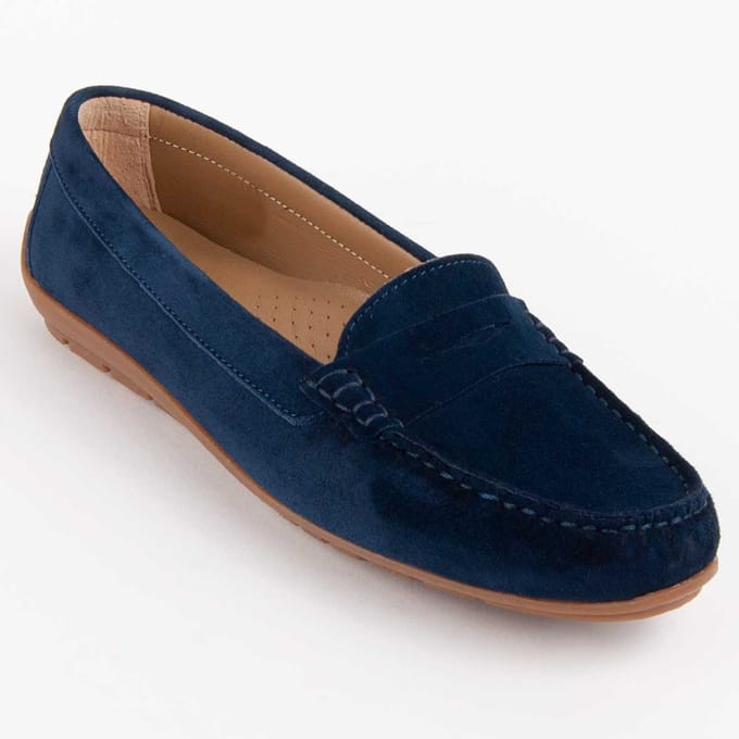 Purapiel Mocassin Meilis2 Blauw