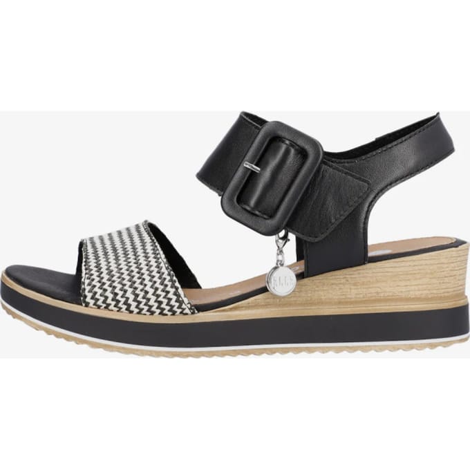 Remonte D6453-01 Dames Sandalen - Zwart - 40
