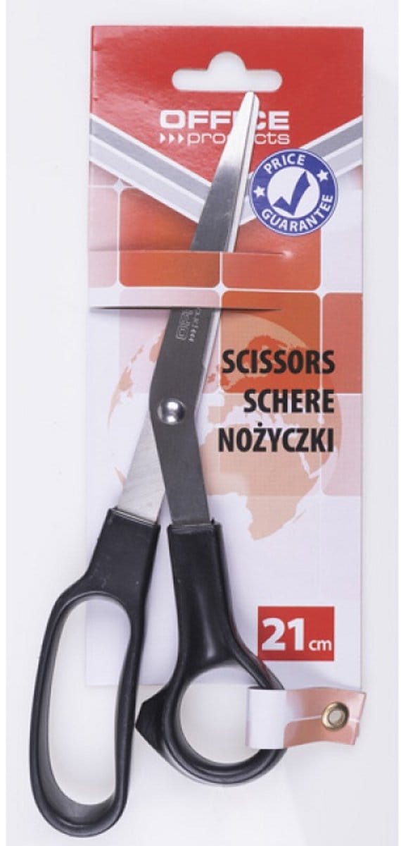 Kantoorschaar, 21cm, zwart