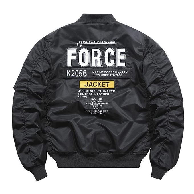 Veste d'aviateur Ma1 en coton fin pour homme M gray