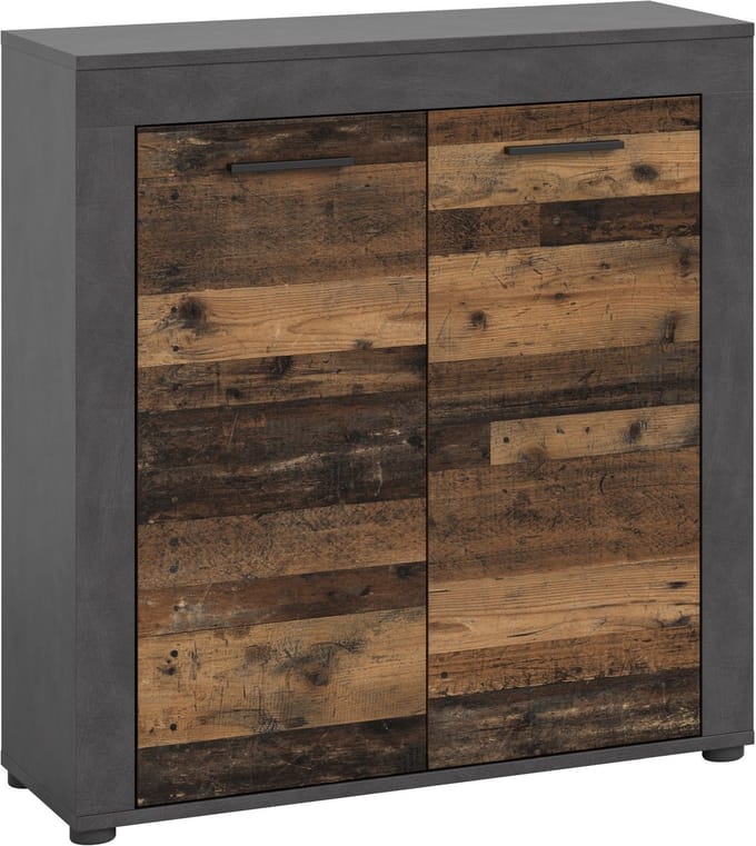 Jam dressoir 2 deuren, eiken decor.