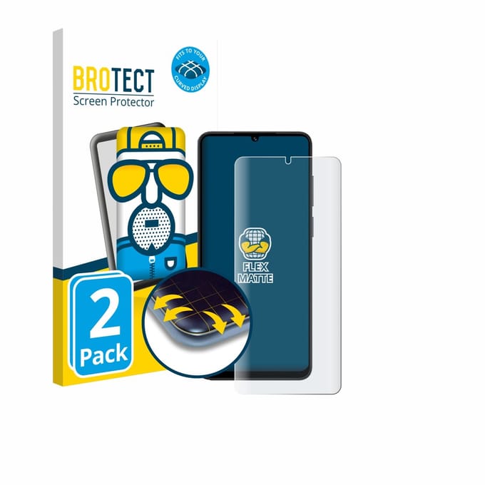 BROTECT - Screenprotector voor Honor X5c - Folie Beschermfolie matte volledig dekking 2 Stuks