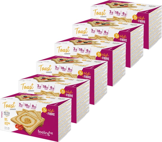 Feeling OK | Toast Tomaat Optimize | 6 stuks | 6 x 160g